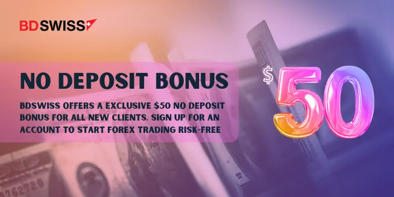 BDSwiss $50 No Deposit Bonus