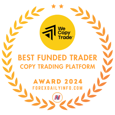 WeCopyTrade awarded The Best Funded Trader Copy Trading Platform 2024
