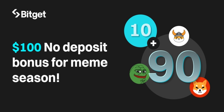 Bitget $100 No Deposit Bonus